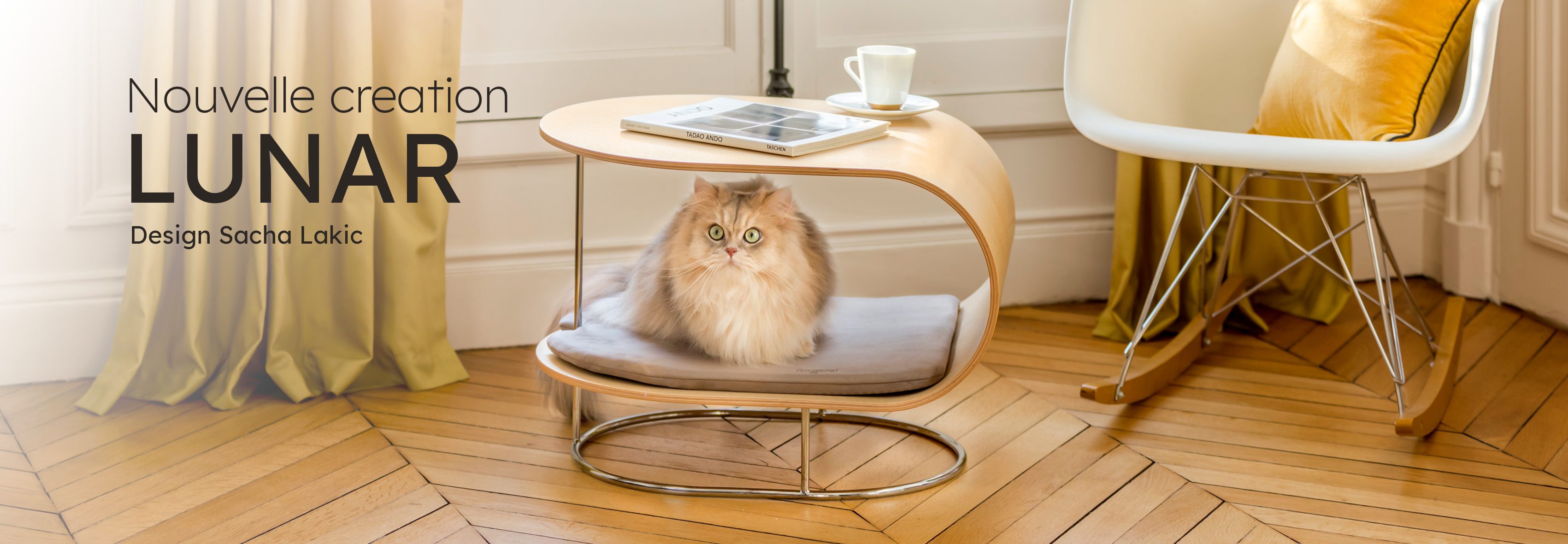 Bogarel, mobilier contemporain pour chats