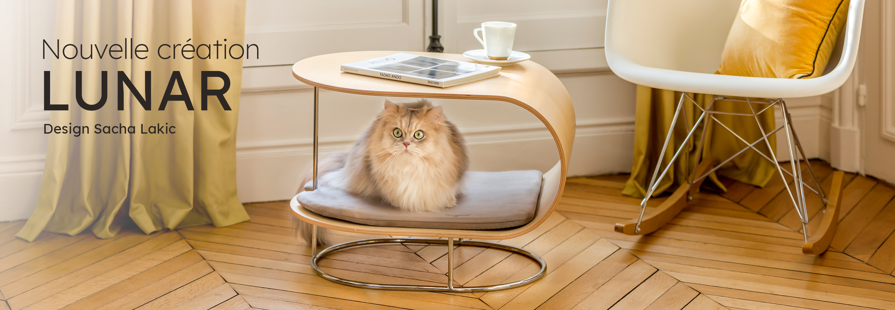 Bogarel, mobilier contemporain pour chats