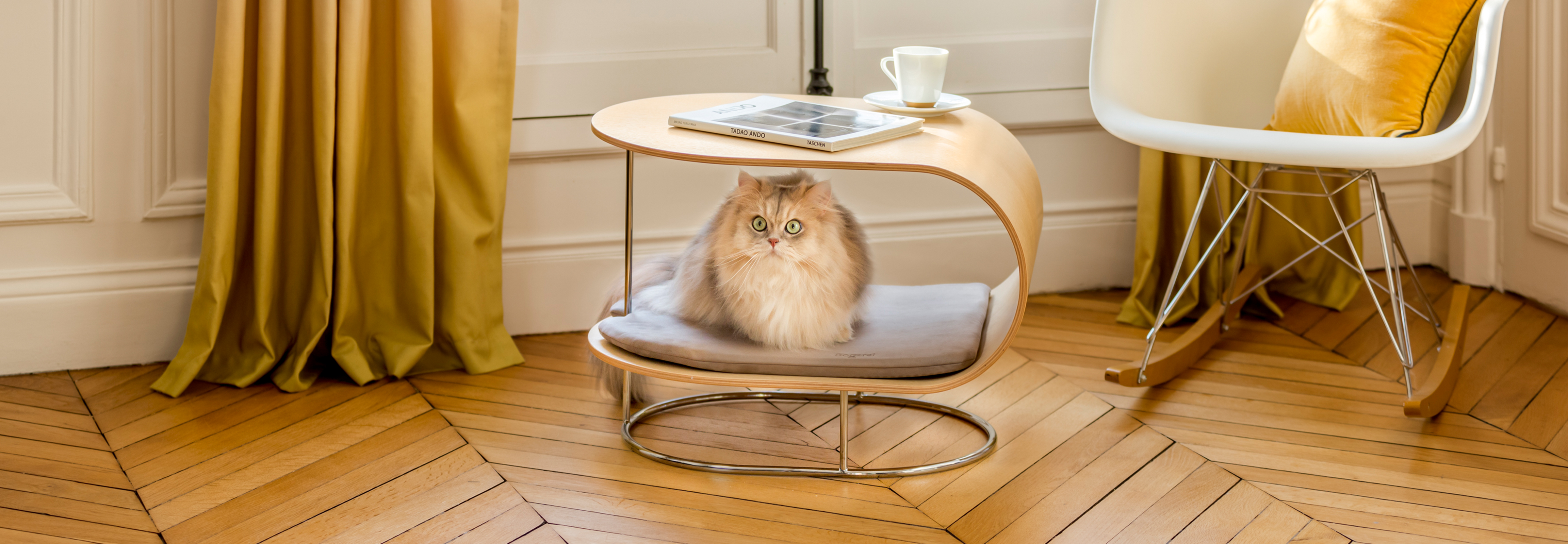 Bogarel, mobilier contemporain pour chats